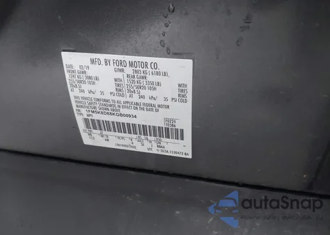 2019 Ford Explorer Xlt z USA, uszkodzony, nr VIN 1FM5K8D88KGB00934